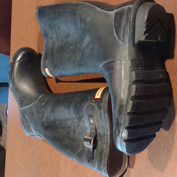 Sturdy HUNTER ORIGINAL UNISEX RUBBER BOOTS Men Size 6 - Picture 6 of 8